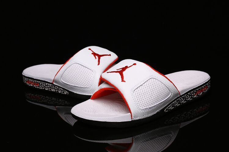 Women Air Jordan Hydro III Retro White Red Sandal